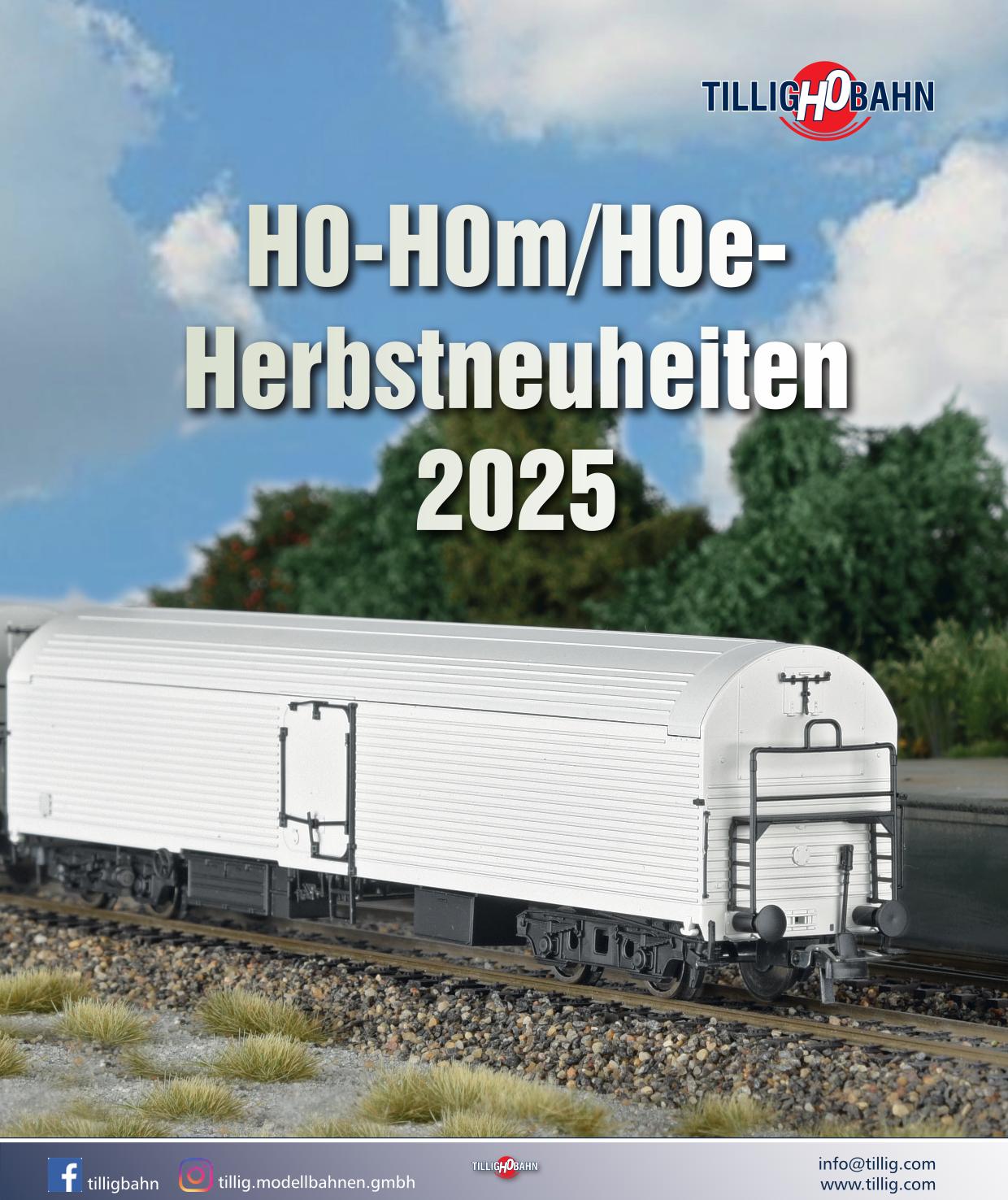 TILLIG H0 SchmalspurHerbstneuheiten 2025 ohne UVP 1